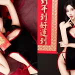 這樣穿旗袍也太辣！氣質女神「夢夢」白嫩美體外露，美乳翹臀通通有！